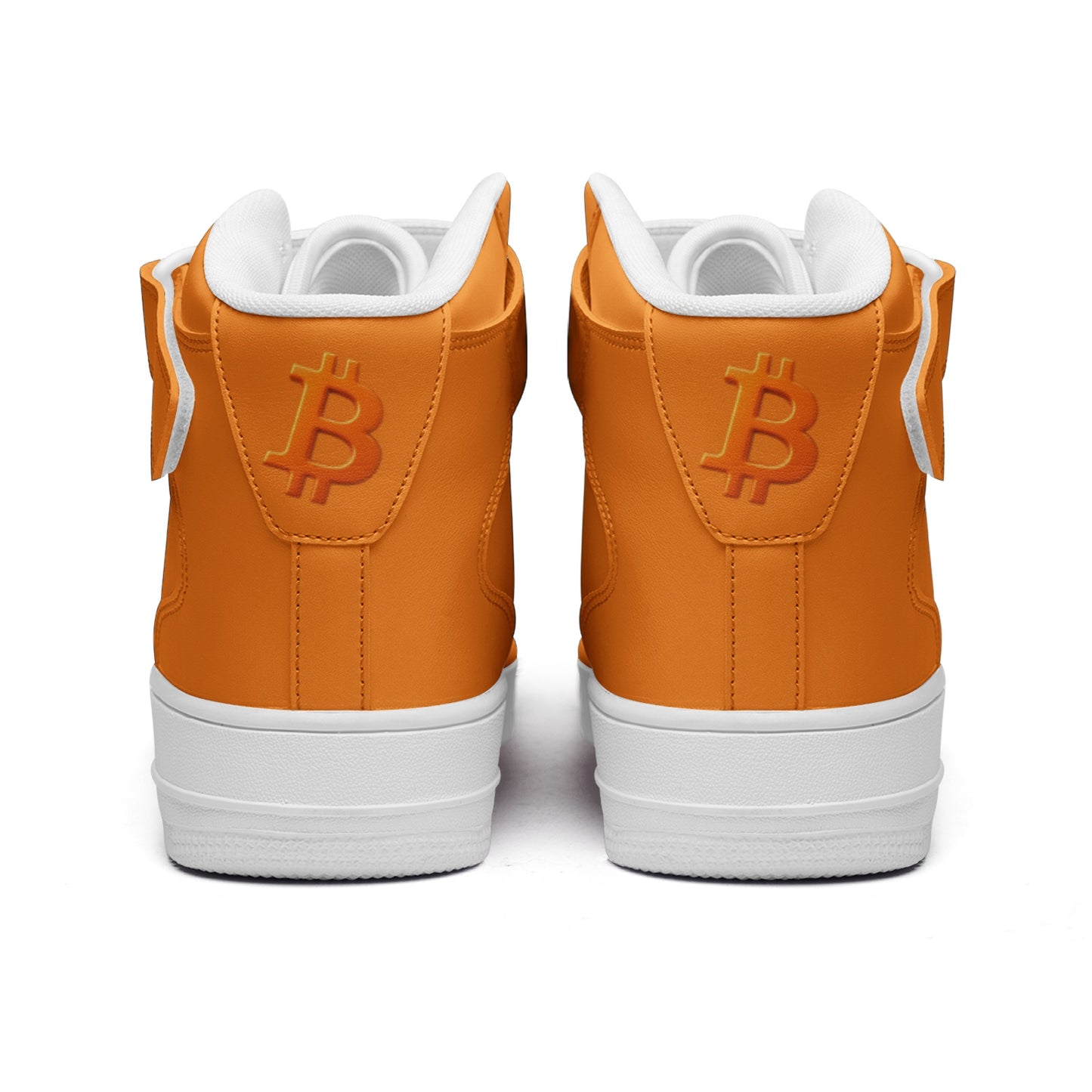 Full Orange Pill High Top Sneakers
