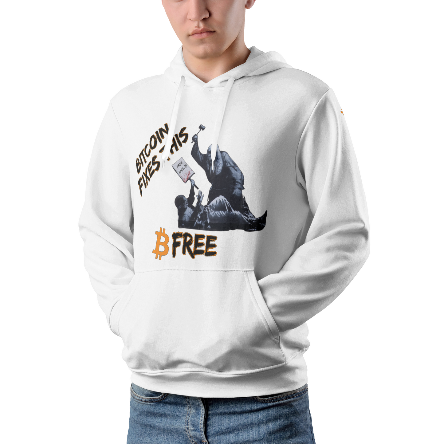 Bitcoin Banksy Hoodie