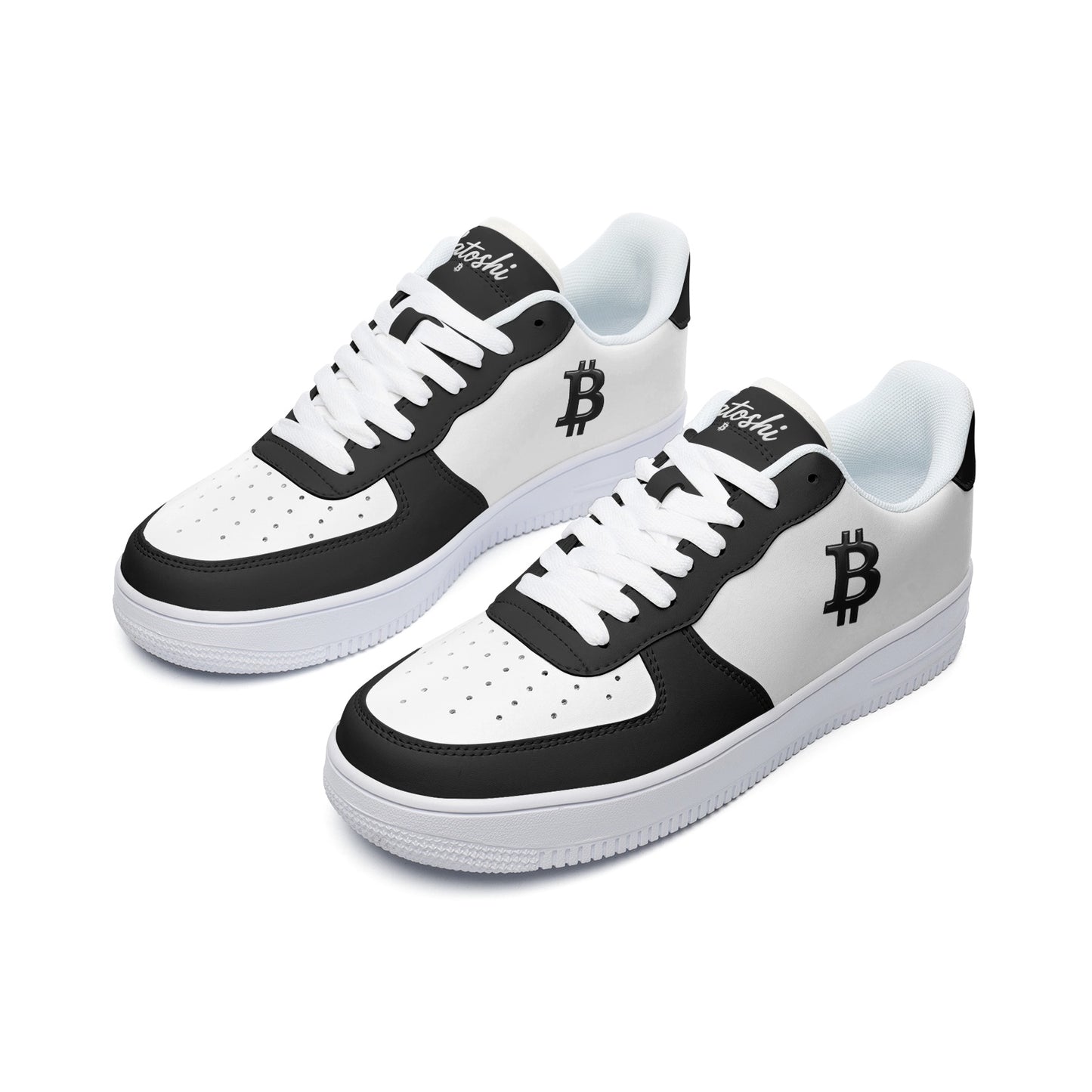 Classic B Black — Bitcoin Low Top Sneakers