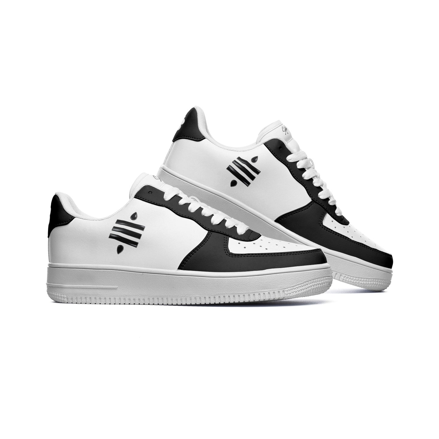 Sats Low Top Black Sneakers