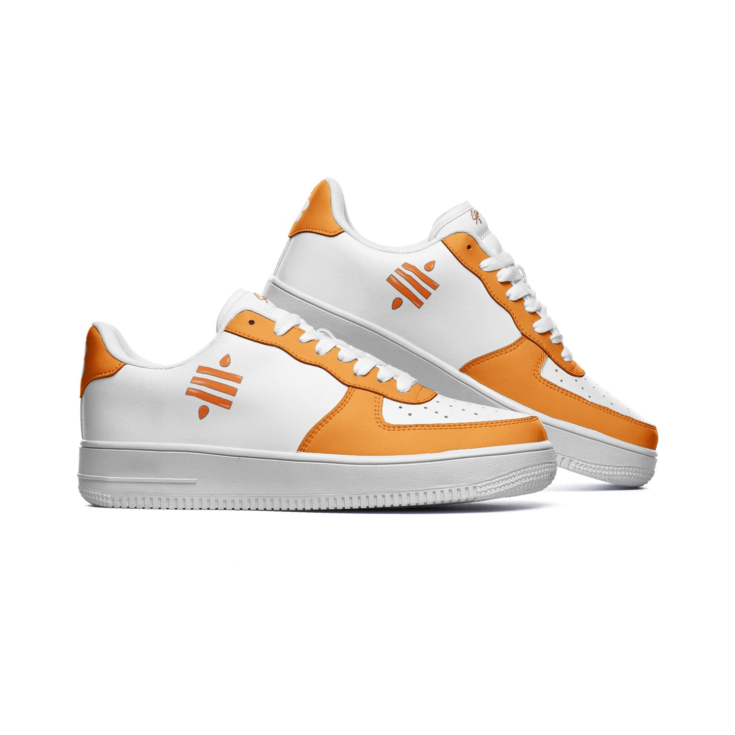 Sats Low Top Orange Sneakers