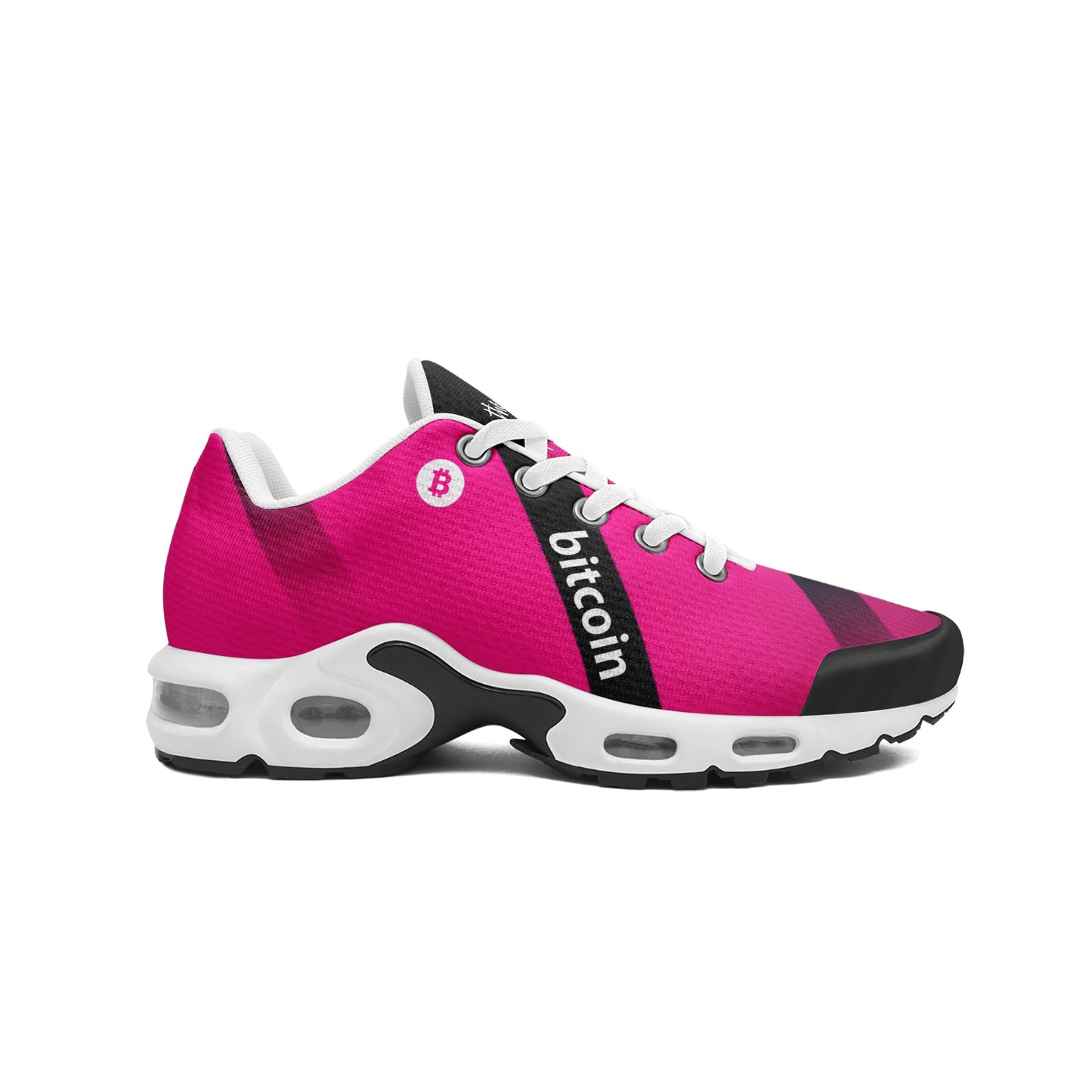 Bitcoin Pink, Fix The Money Flex Sneakers