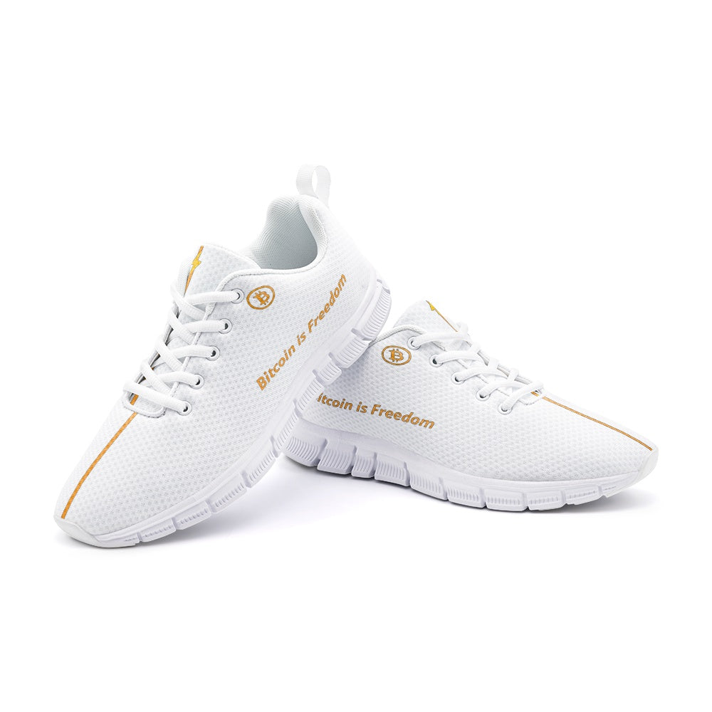 Bitcoin is Freedom White Sneakers