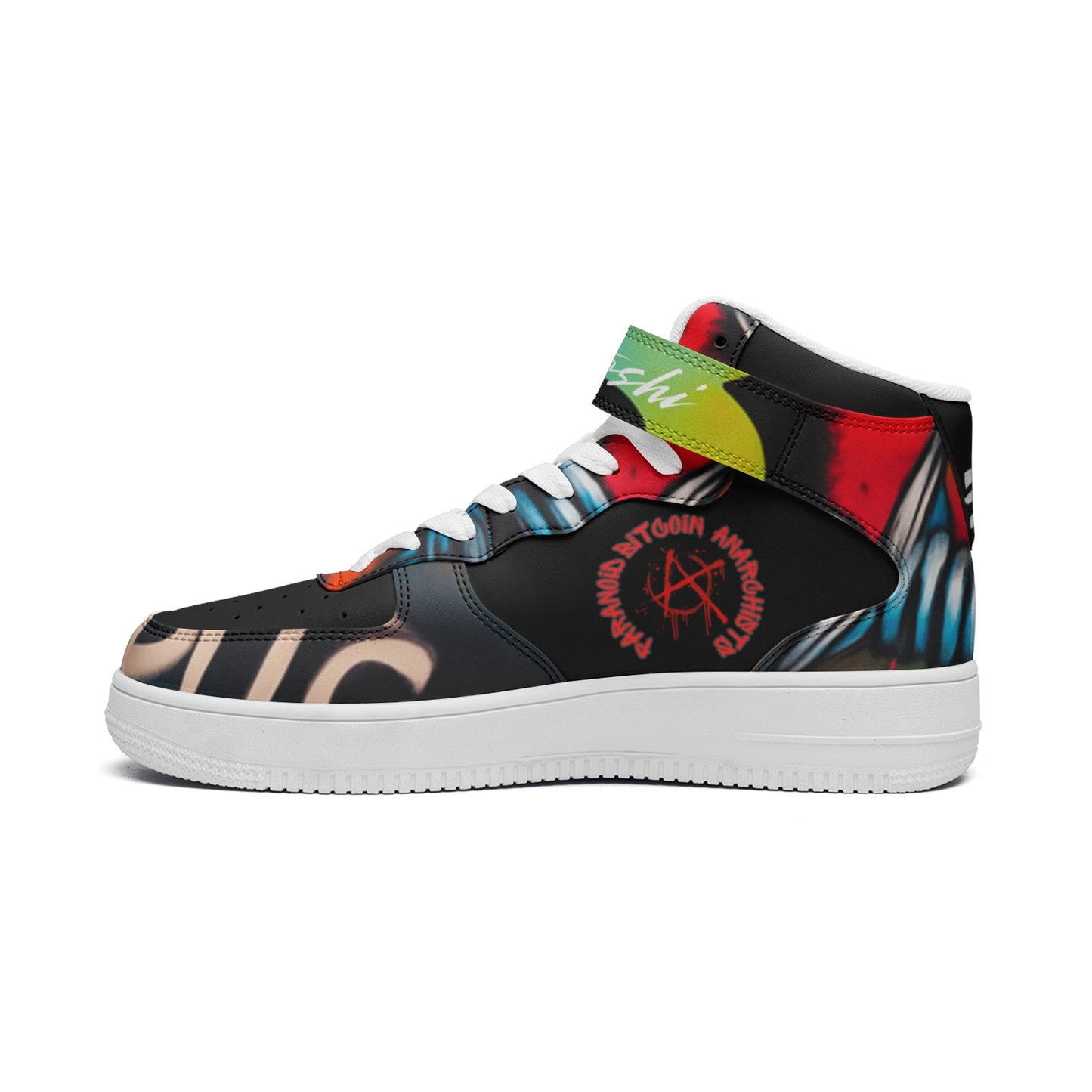 Bitcoin Graffiti High Top Sneakers
