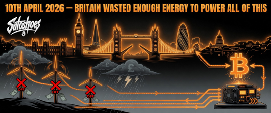 Britain Wasted Enough Energy to Power London for a Day. Bitcoin Would Fix It
