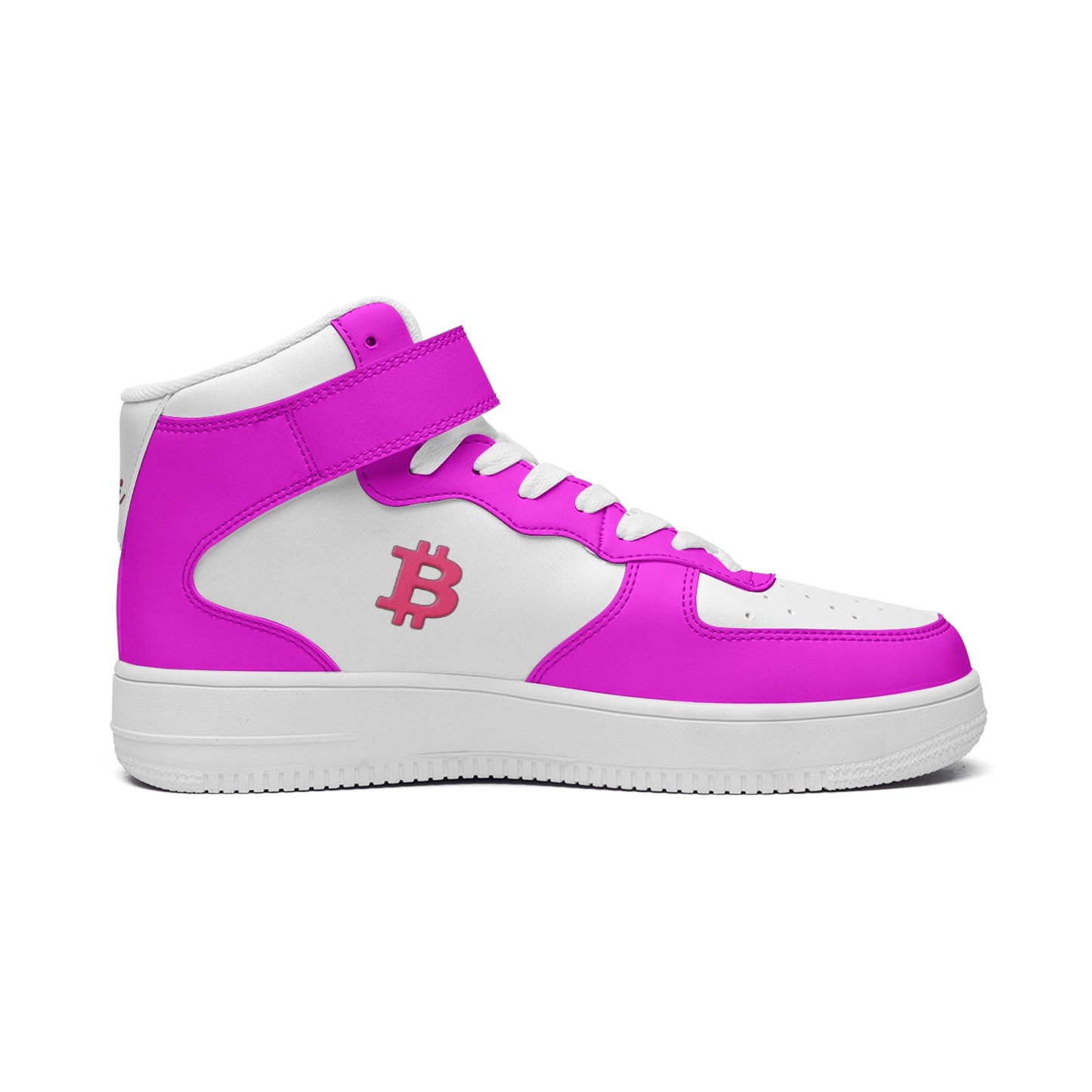 Bitcoin Queen Pink Scarce High Top Sneakers