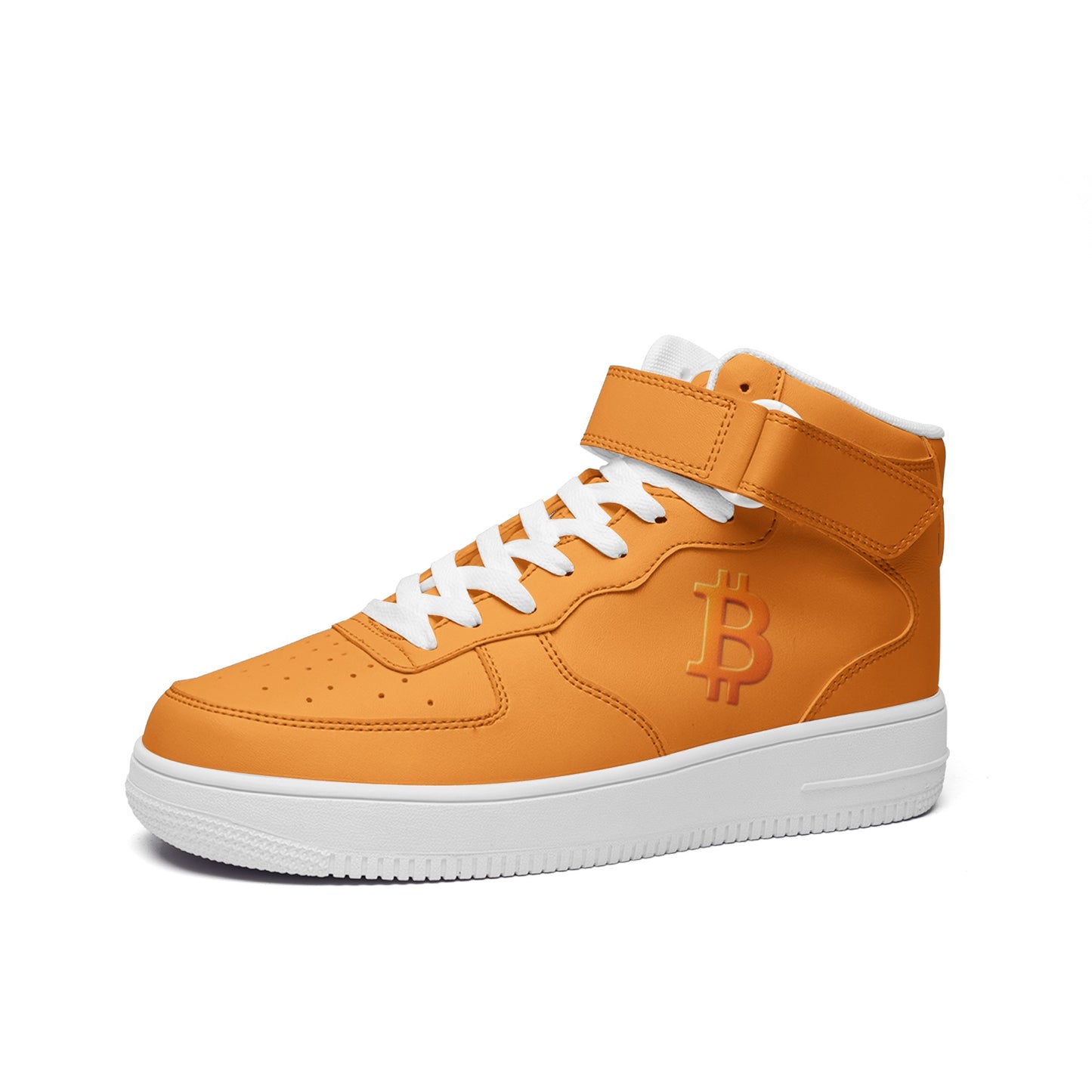 Full Orange Pill High Top Sneakers