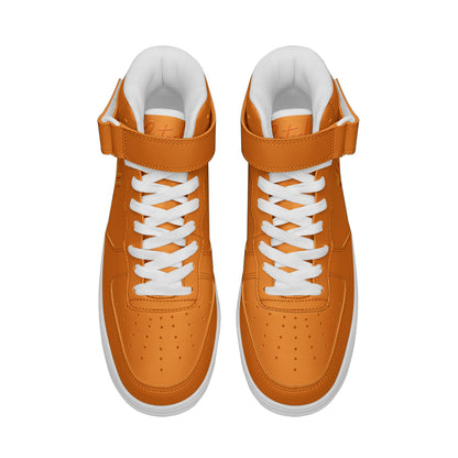 Full Orange Pill High Top Sneakers