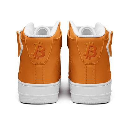 Full Orange Pill High Top Sneakers