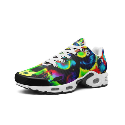 Neon Graffiti Bitcoin Air Flex Sneakers