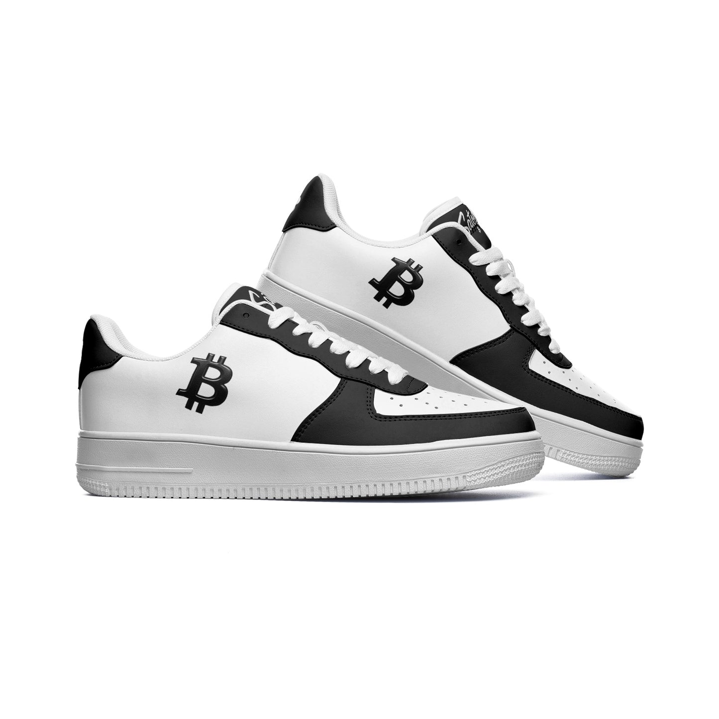 Classic B Black — Bitcoin Low Top Sneakers