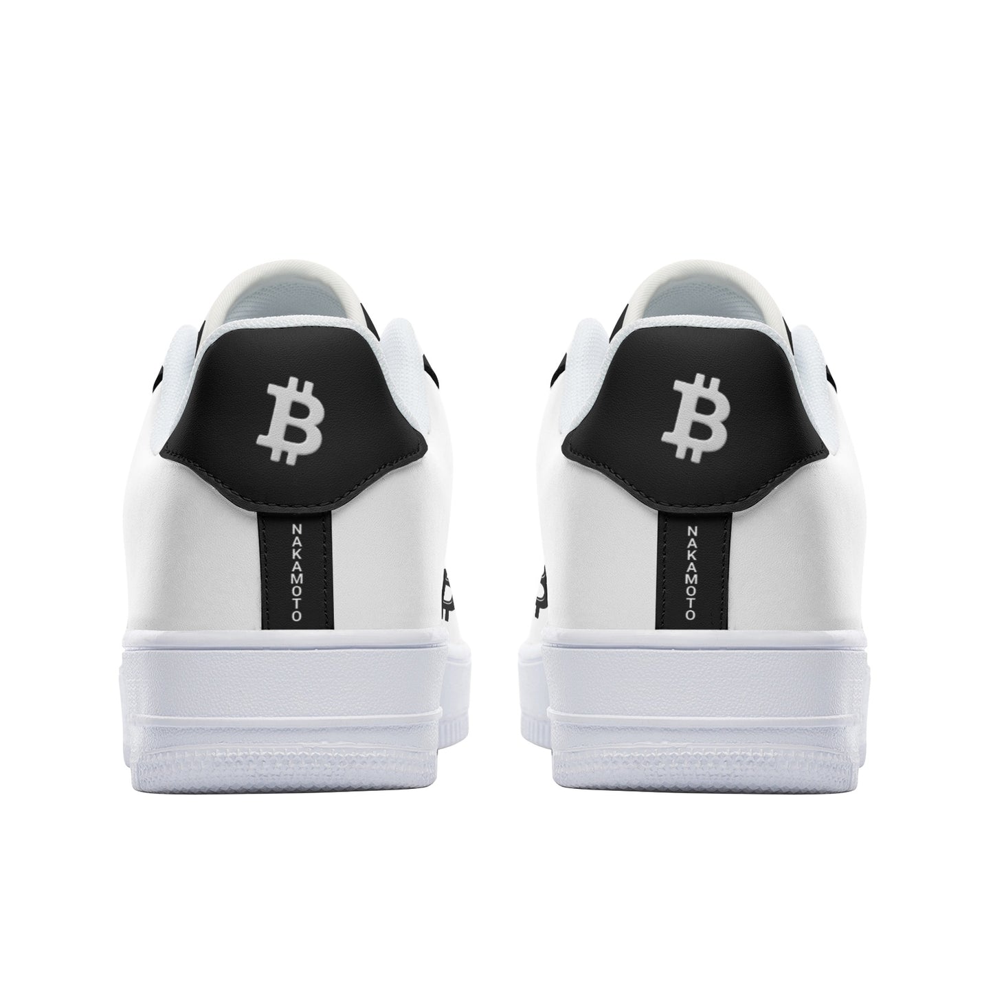 Classic B Black — Bitcoin Low Top Sneakers