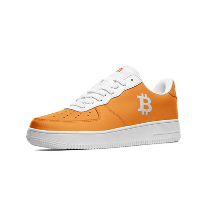 Bitcoin White Top Low Top Sneakers