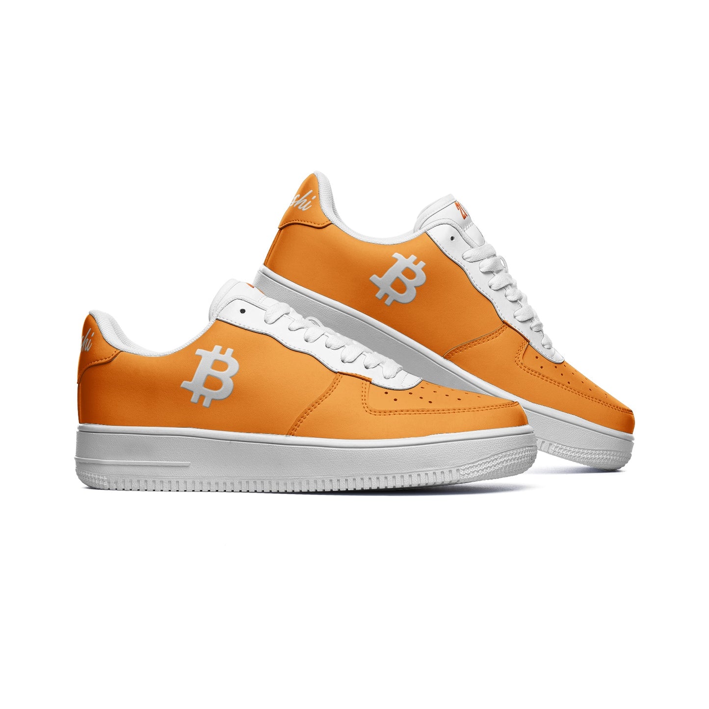 Bitcoin White Top Low Top Sneakers