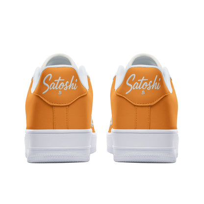 Bitcoin White Top Low Top Sneakers