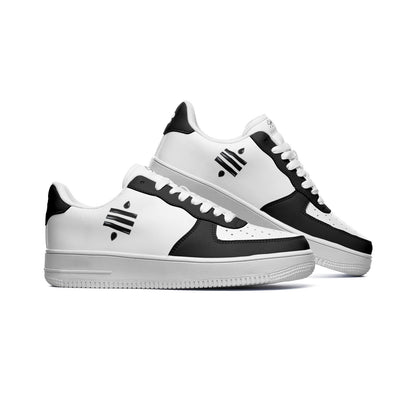 Sats Low Top Black Sneakers