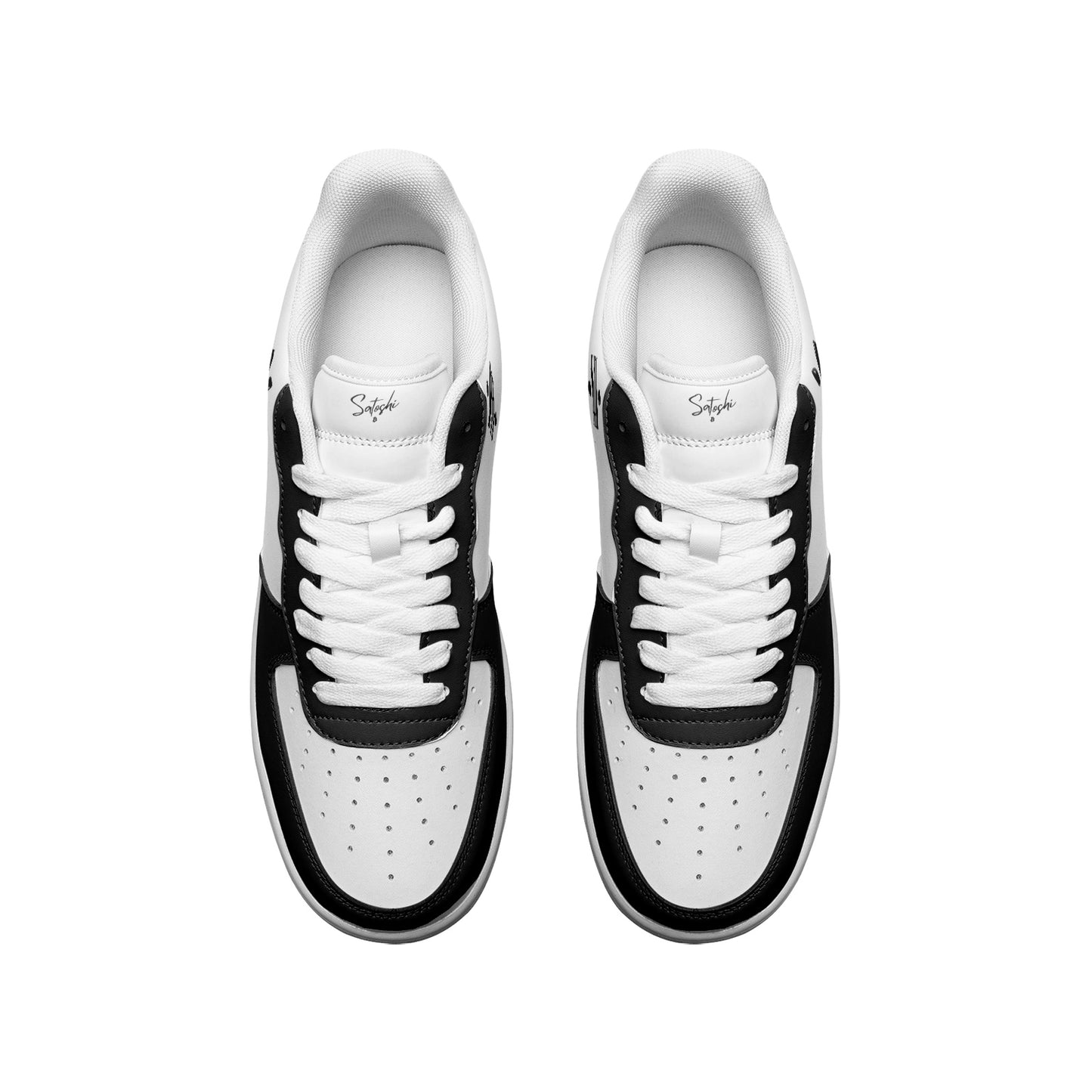 Sats Low Top Black Sneakers