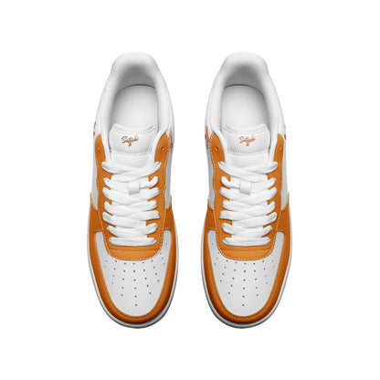 Sats Low Top Orange Sneakers