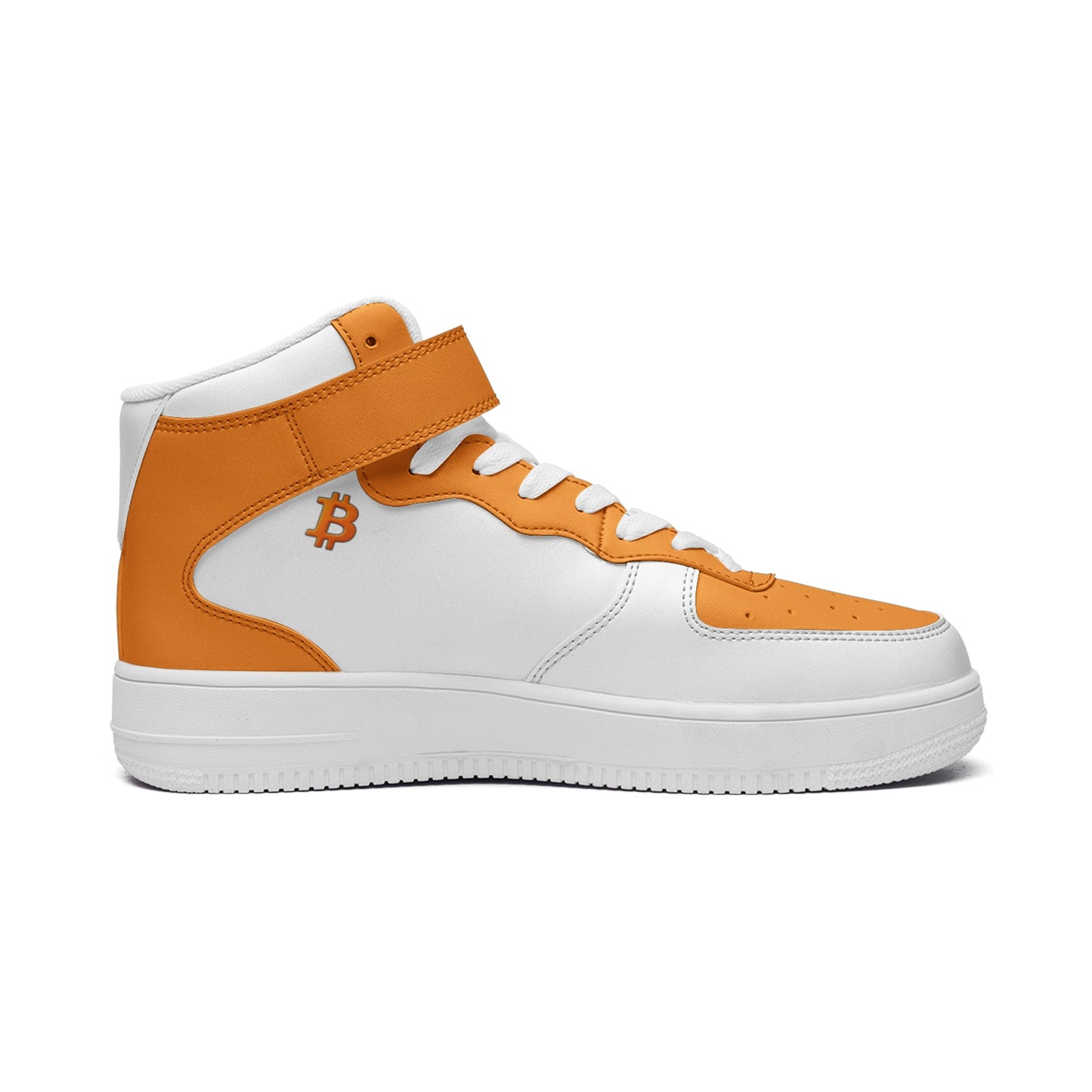 Orange Flock White/Orange Edition High Top Sneakers