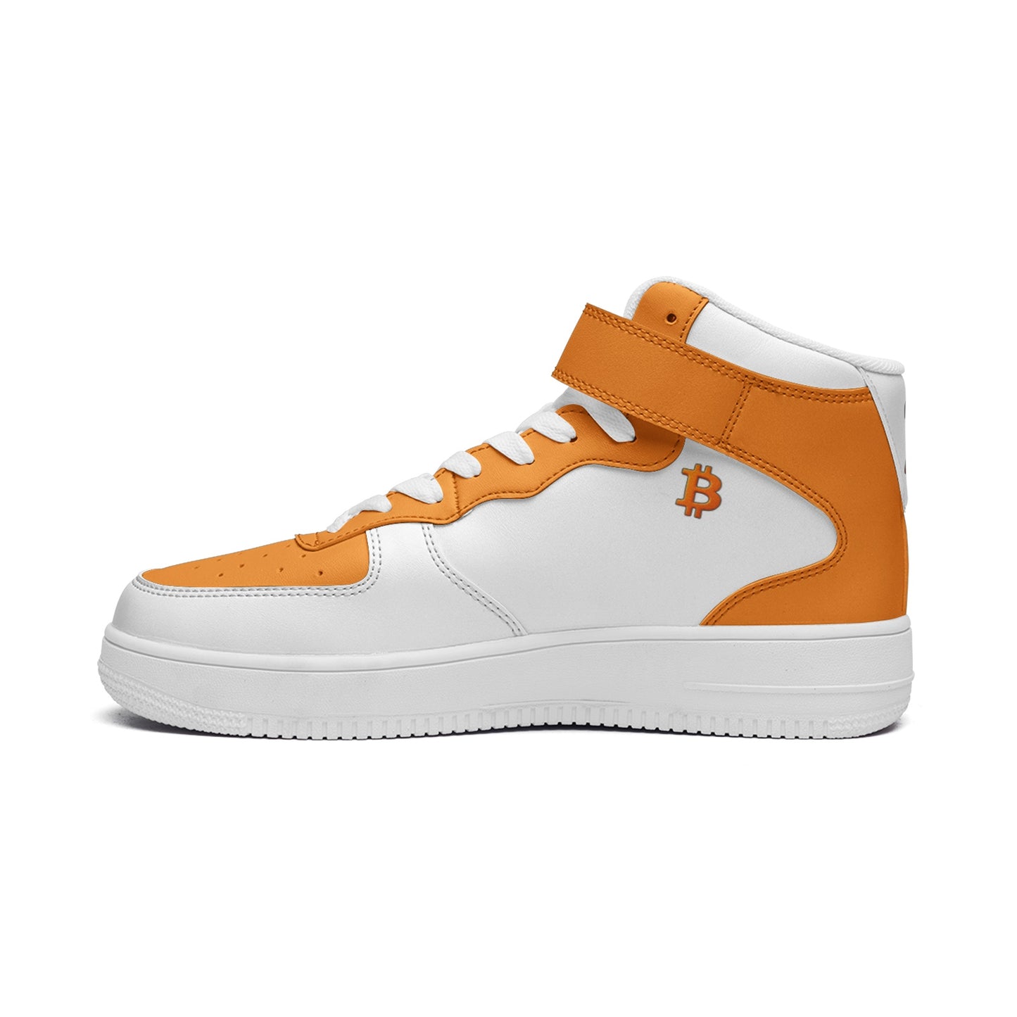 Orange Flock White/Orange Edition High Top Sneakers