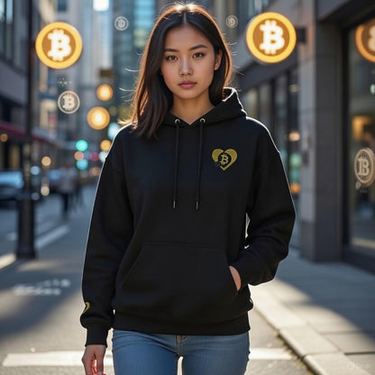 Heart to B Embroidered Unisex Pullover Hoodie