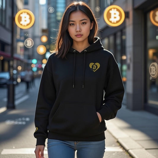 Heart to B Embroidered Unisex Pullover Hoodie