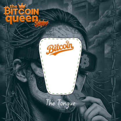 Bitcoin Queen Orange Scarce High Top Sneakers
