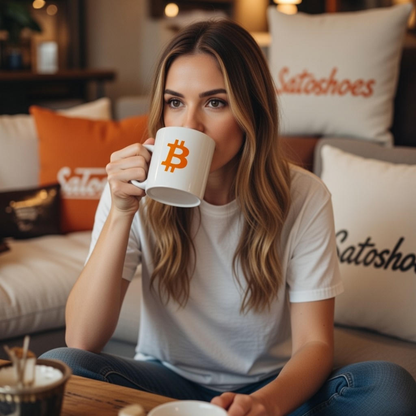 Classic Bitcoin B White 11oz Ceramic Mug