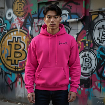 Bitcoin Equation Embroidered Unisex Pullover Hoodie