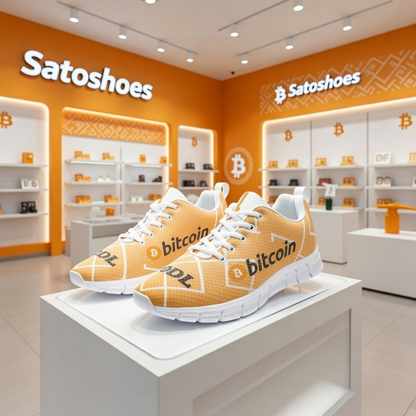 Orange Geo HODL Sneakers