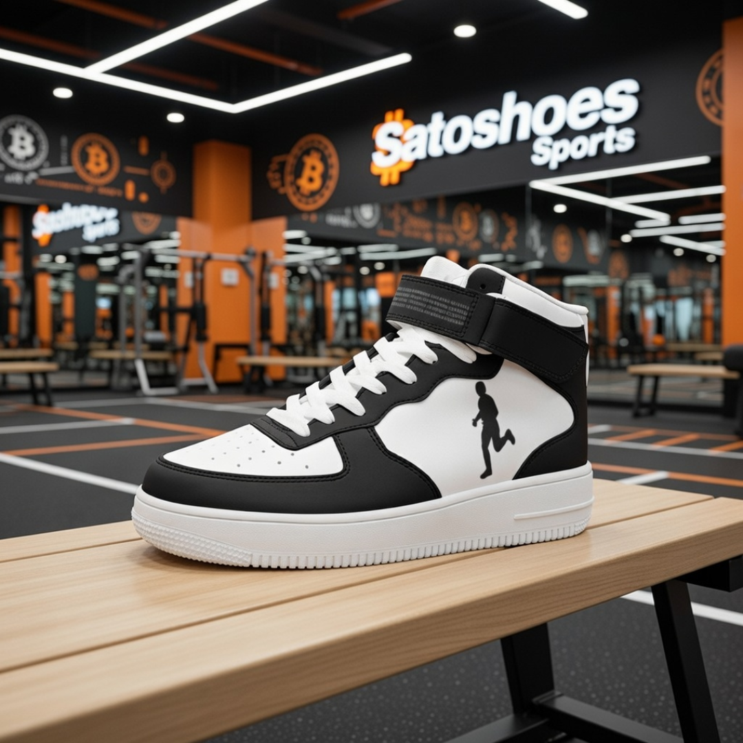 Hal Black High Tops — Bitcoin High Top Sneakers