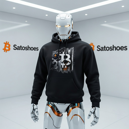 Bitcoin Black & White Hoodie