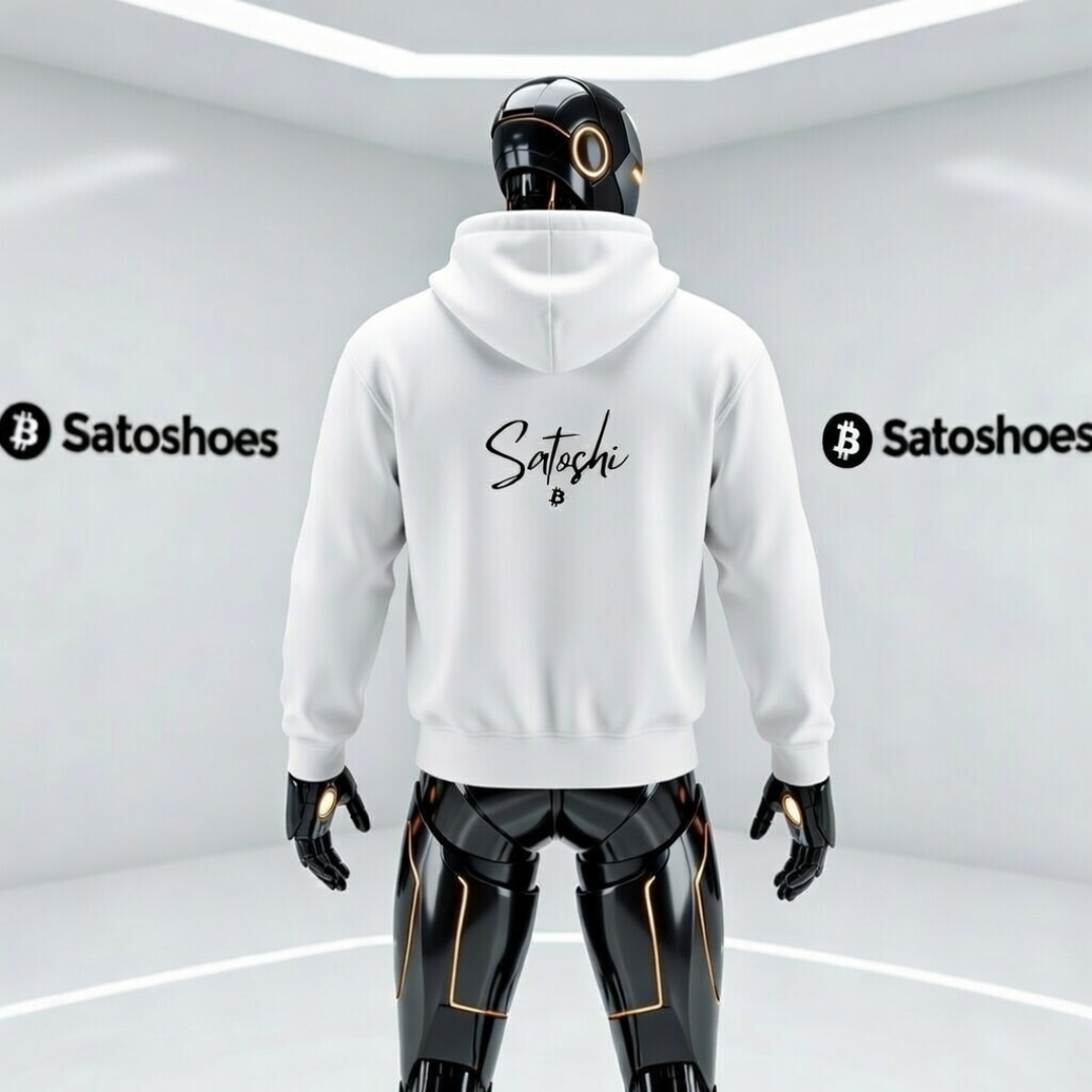 Bitcoin Black & White Hoodie