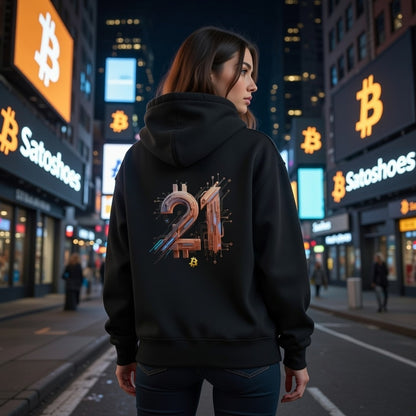 Satoshi Nakamoto 21 Unisex Pullover Hoodie