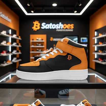 Orange Flock Black/Orange Edition High Top Sneakers