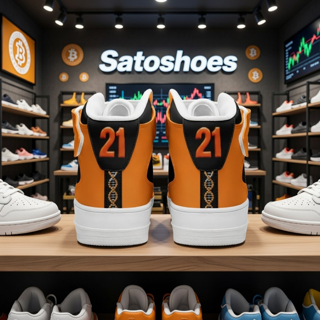 Orange Flock Black/Orange Edition High Top Sneakers