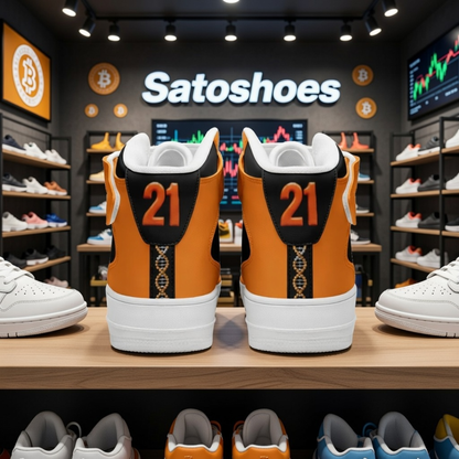 Orange Flock Black/Orange Edition High Top Sneakers