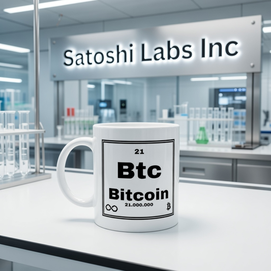 Periodic Bitcoin White 11oz Ceramic Mug