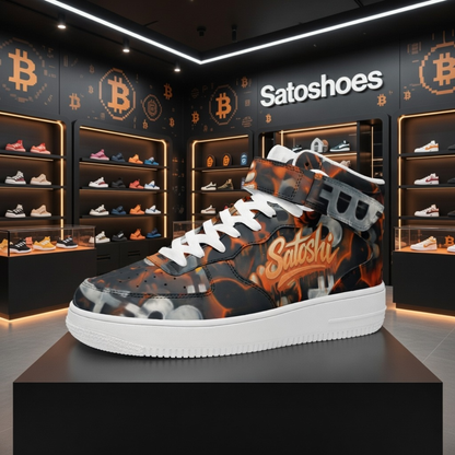 Satoshi Graffiti Nights High Top Sneakers