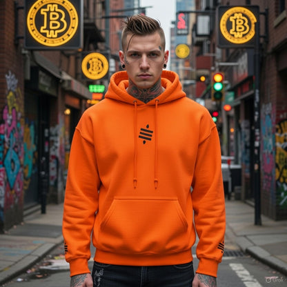 Classic Sats Symbol Embroidered Unisex Pullover Hoodie