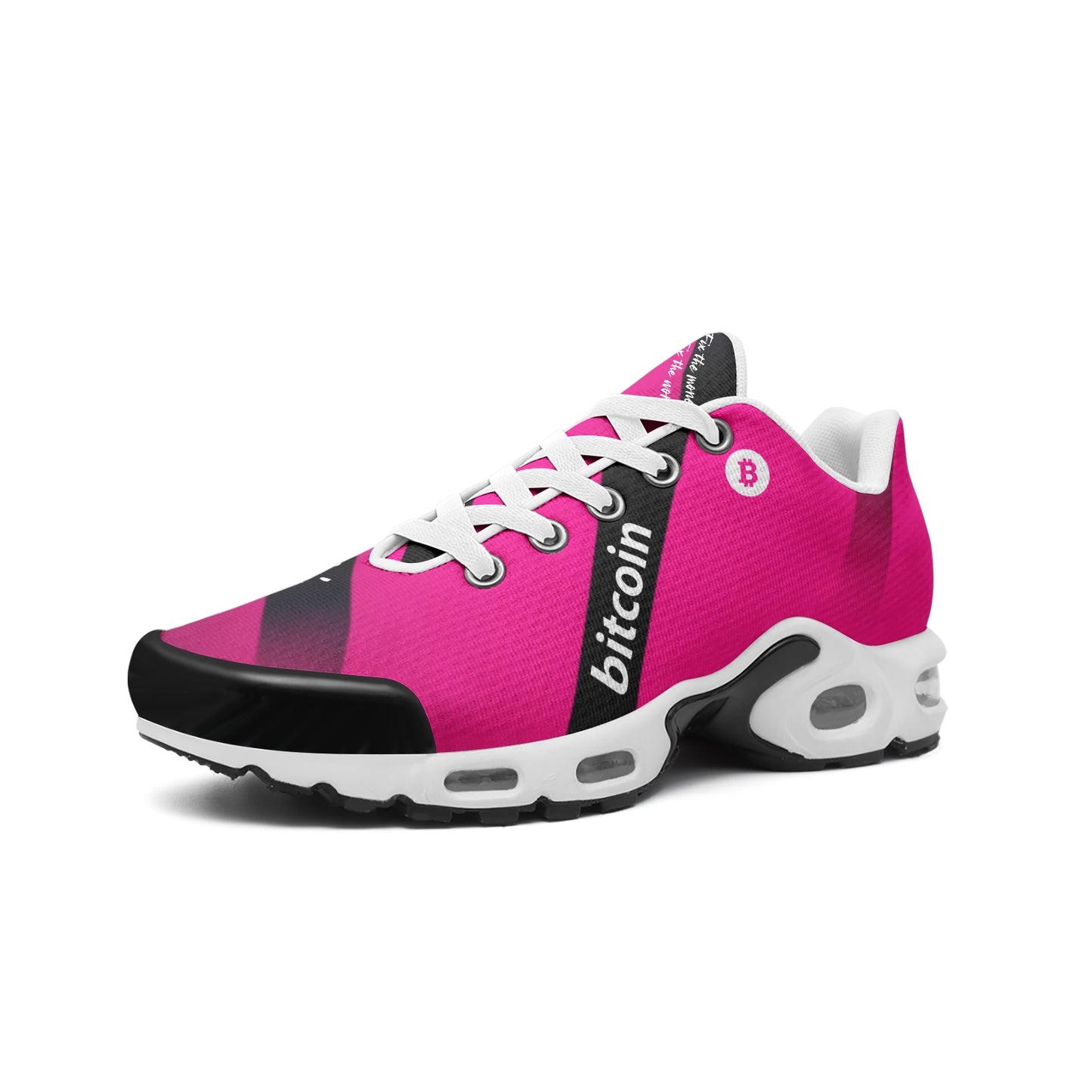 Bitcoin Pink, Fix The Money Flex Sneakers