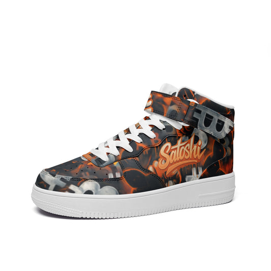 Satoshi Graffiti Nights High Top Sneakers