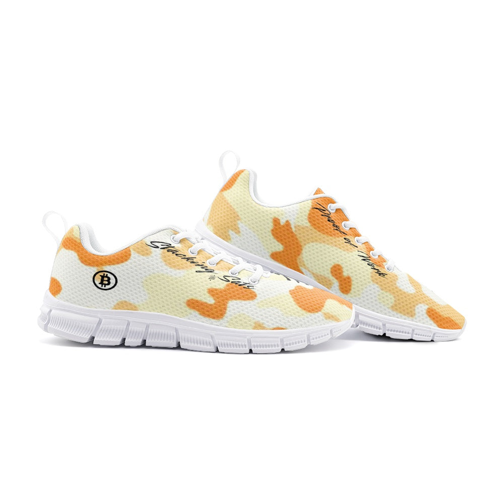 Stacking Sats Orange Camo Sneakers