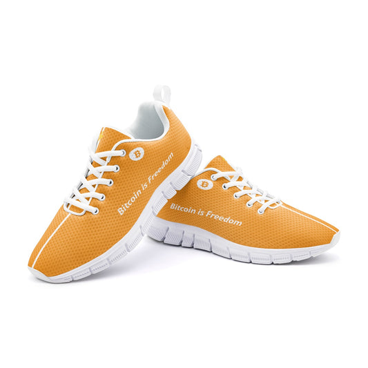 Bitcoin is Freedom Orange Sneakers
