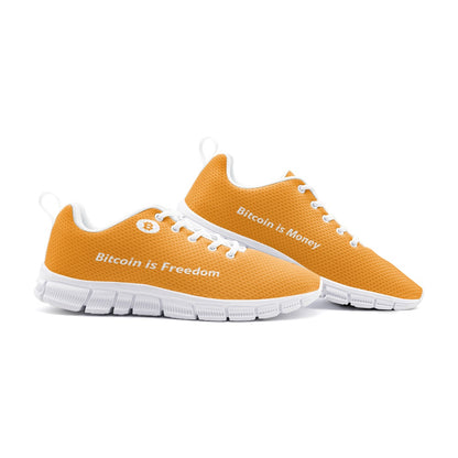 Bitcoin is Freedom Orange Sneakers