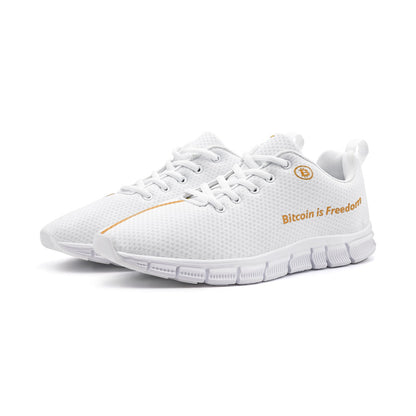 Bitcoin is Freedom White Sneakers