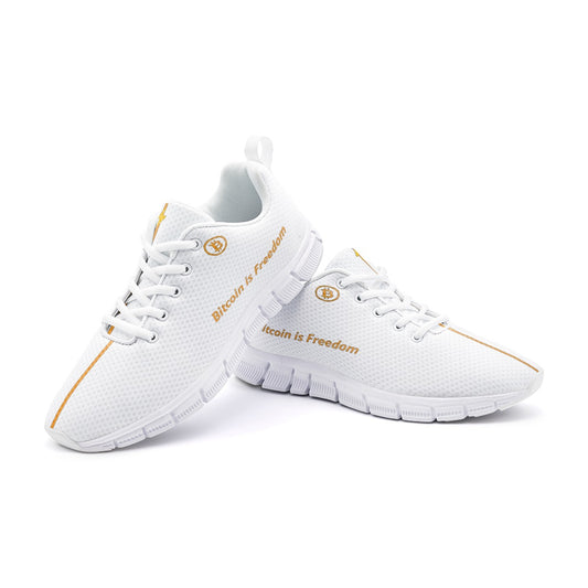 Bitcoin is Freedom White Sneakers