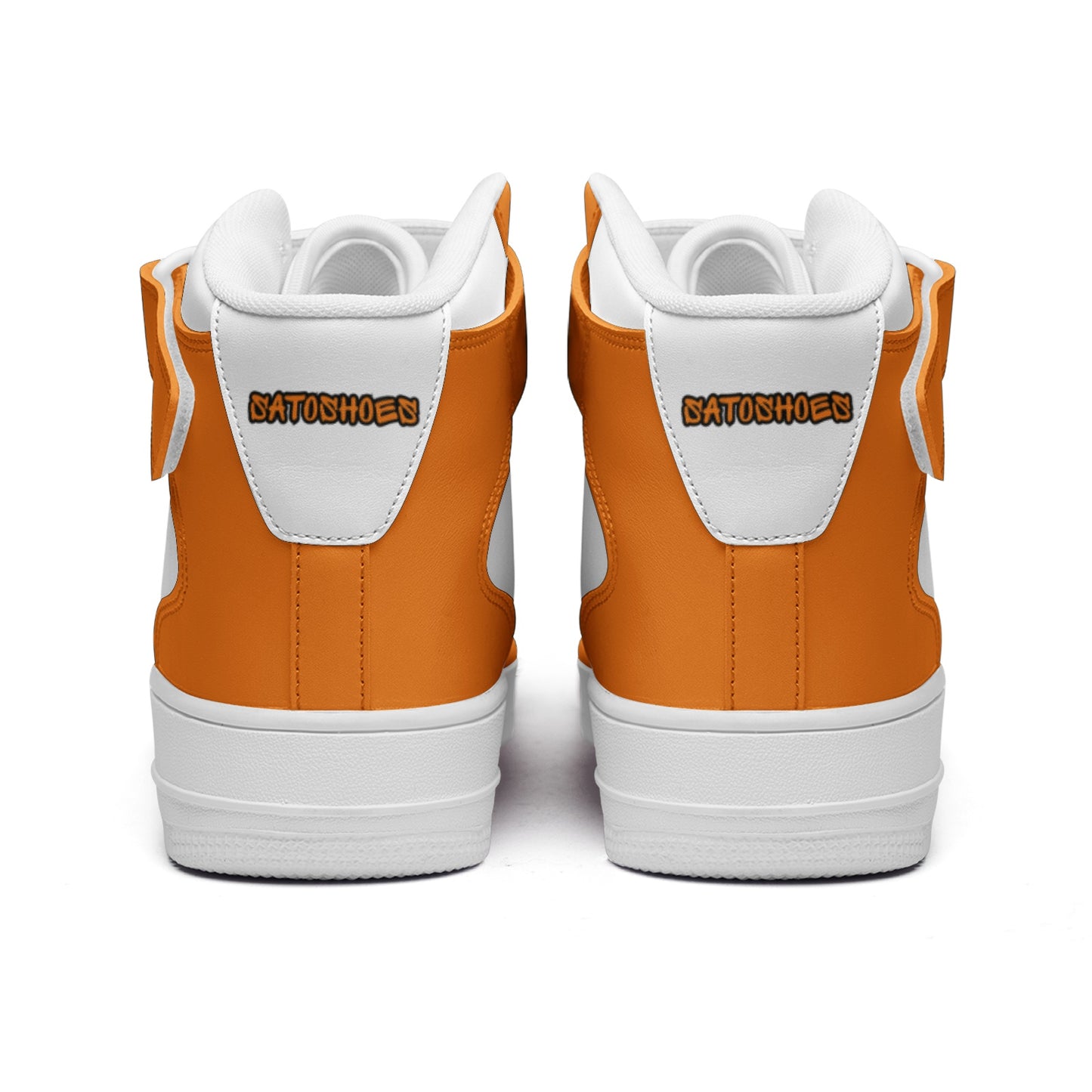 Bitcoin Tron White High Top Sneakers