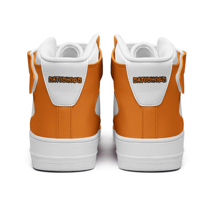 Bitcoin Tron White High Top Sneakers