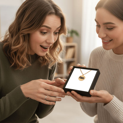 Cuban Chain Satoshi Signature Coin Necklace Laser Engraved